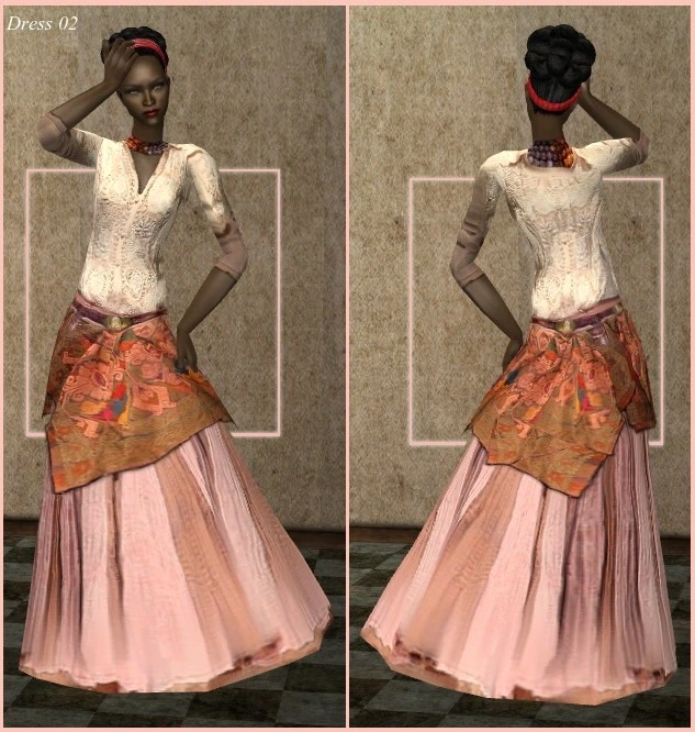 af arise africa fashion week dress by lidiqnata sims 2
